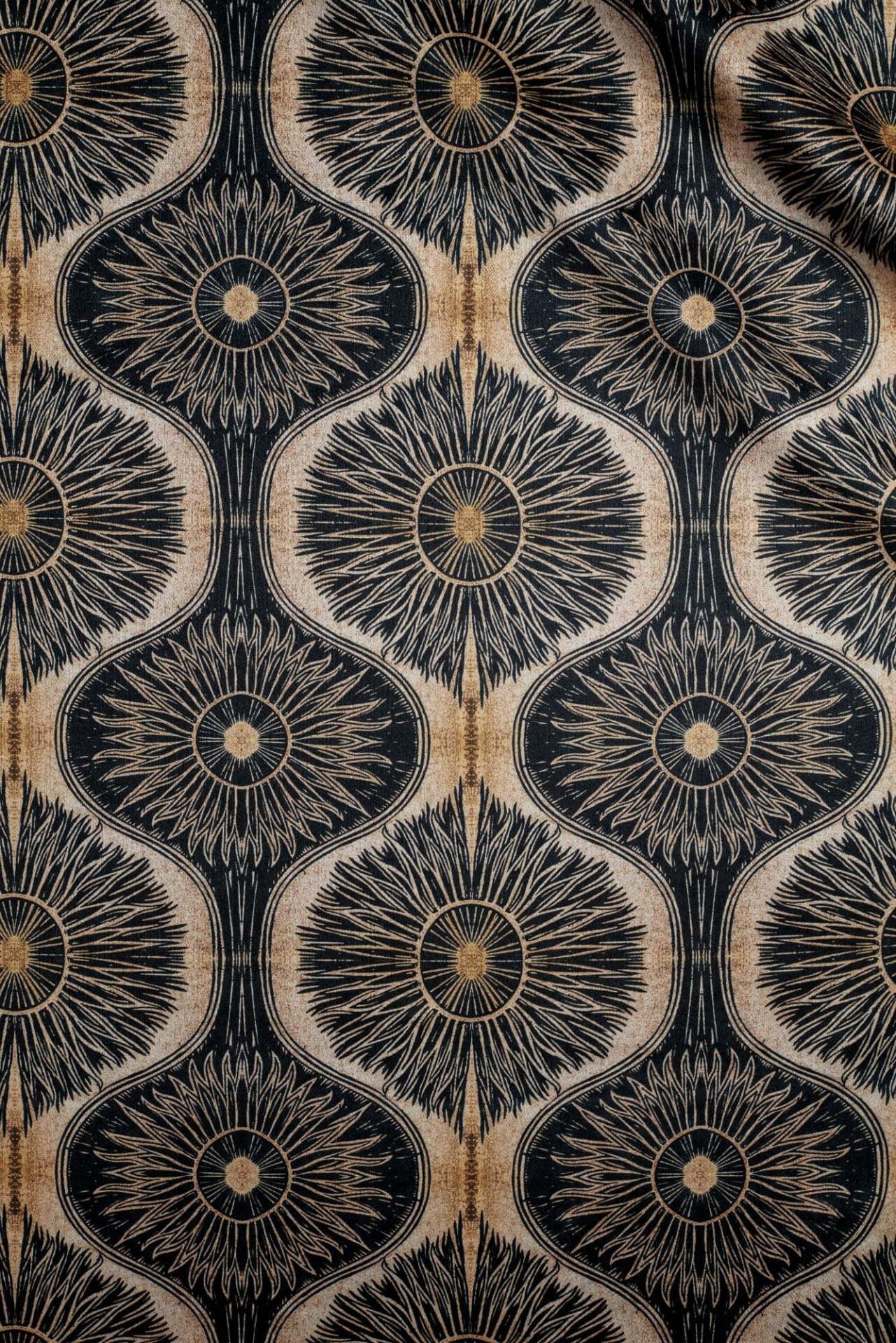 Bibana Gold Velvet Fabric