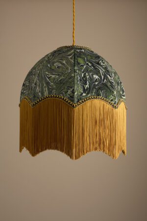 Meredith Malachite Dome Lampshade