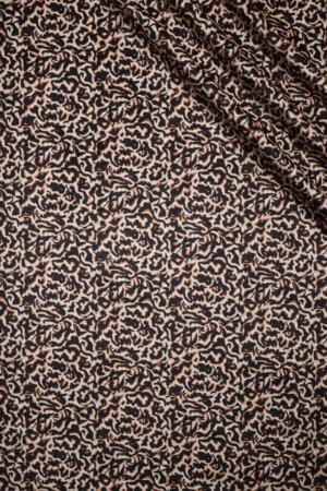 Shellac Brown Velvet Fabric (Small)